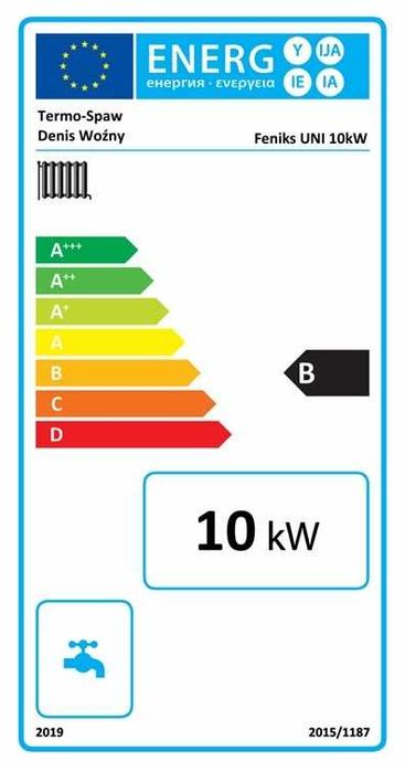 Kocioł 5 Klasa 10kW FENIKS UNI 13kW Zasypowy drewno 18kW węgiel 24kW