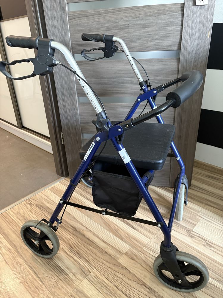 Podpórka inwalidzka czterokołowa - balkonik  IMPALA Mobilex do 150 kg