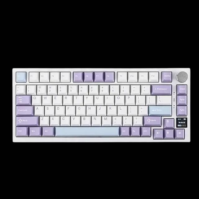 Клавиатура Ajazz AK820 Pro RGB White Purple Blue