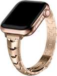Fullmosa bransoleta Apple Watch ULTRA SE2 8/7/6/5/4 38/40/41 złoty róż