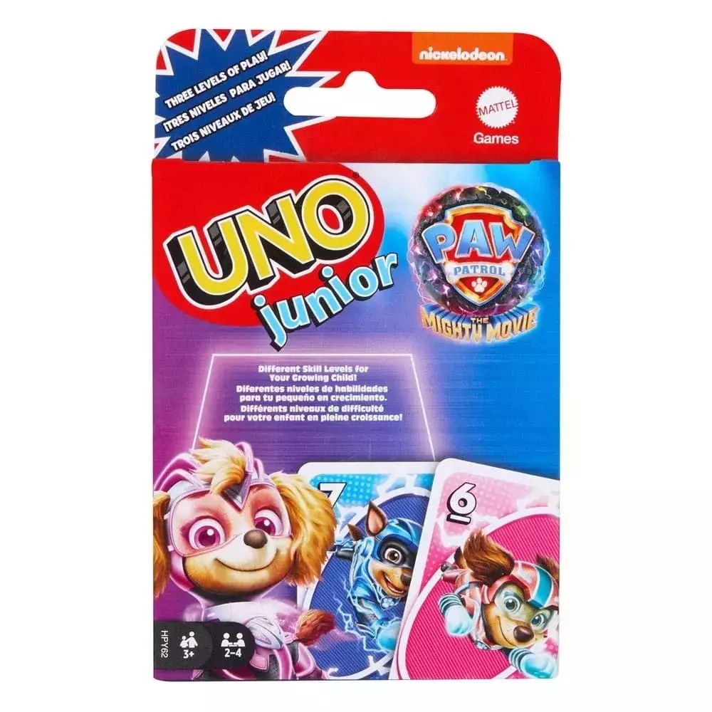 Mattel. HPY62 Uno Junior. Psi Patrol. Mattel