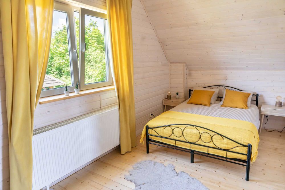 Domek z sauną i jacuzy w cenie;8-11.11 wolny termin!Widok na jezior