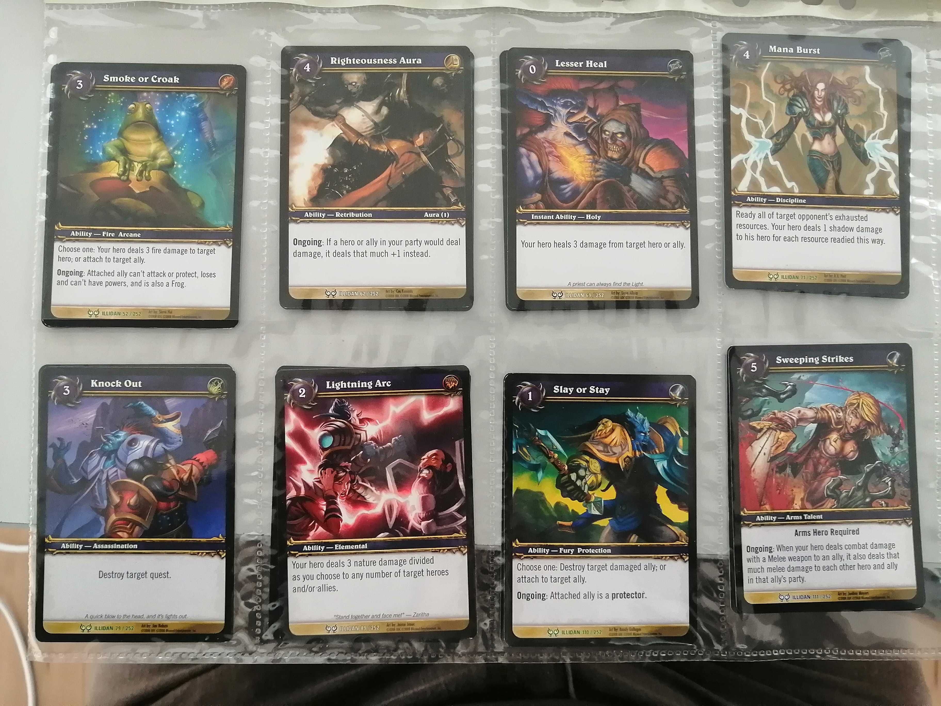 Cartas World Of Warcraft TCG