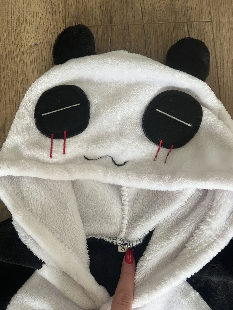 Onesie kigurumi strój przebranie panda piżama S M 36 38 przedszkole
