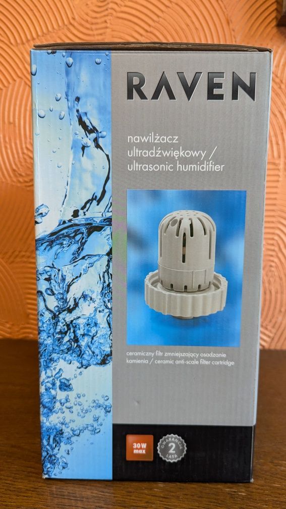 Nowy nawilżacz ultradźwiękowy RAVEN