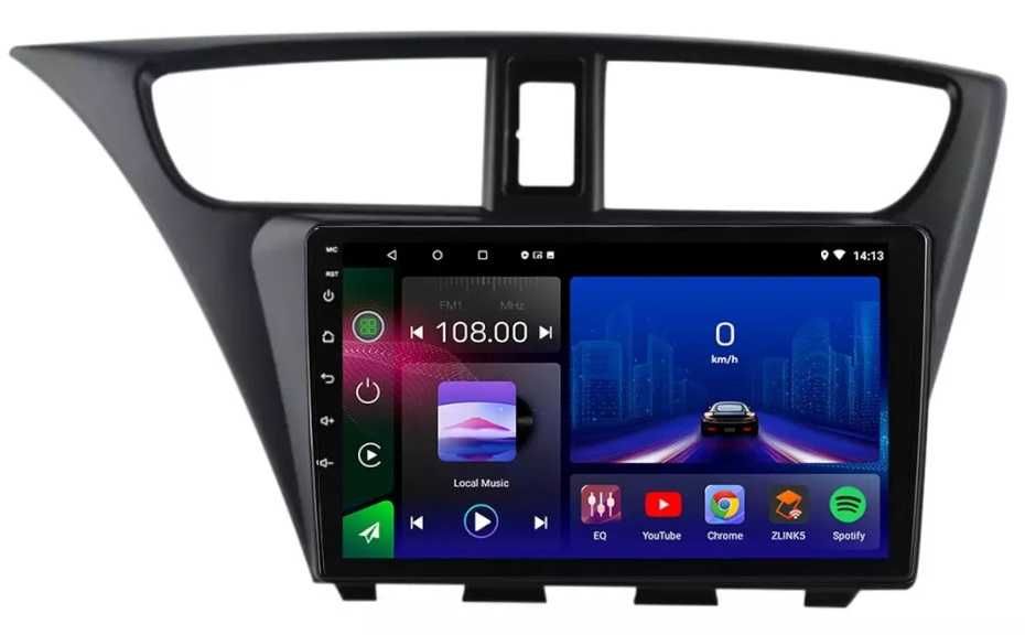 Radio GPS Android Honda Civic 2012-.2017 WIFI