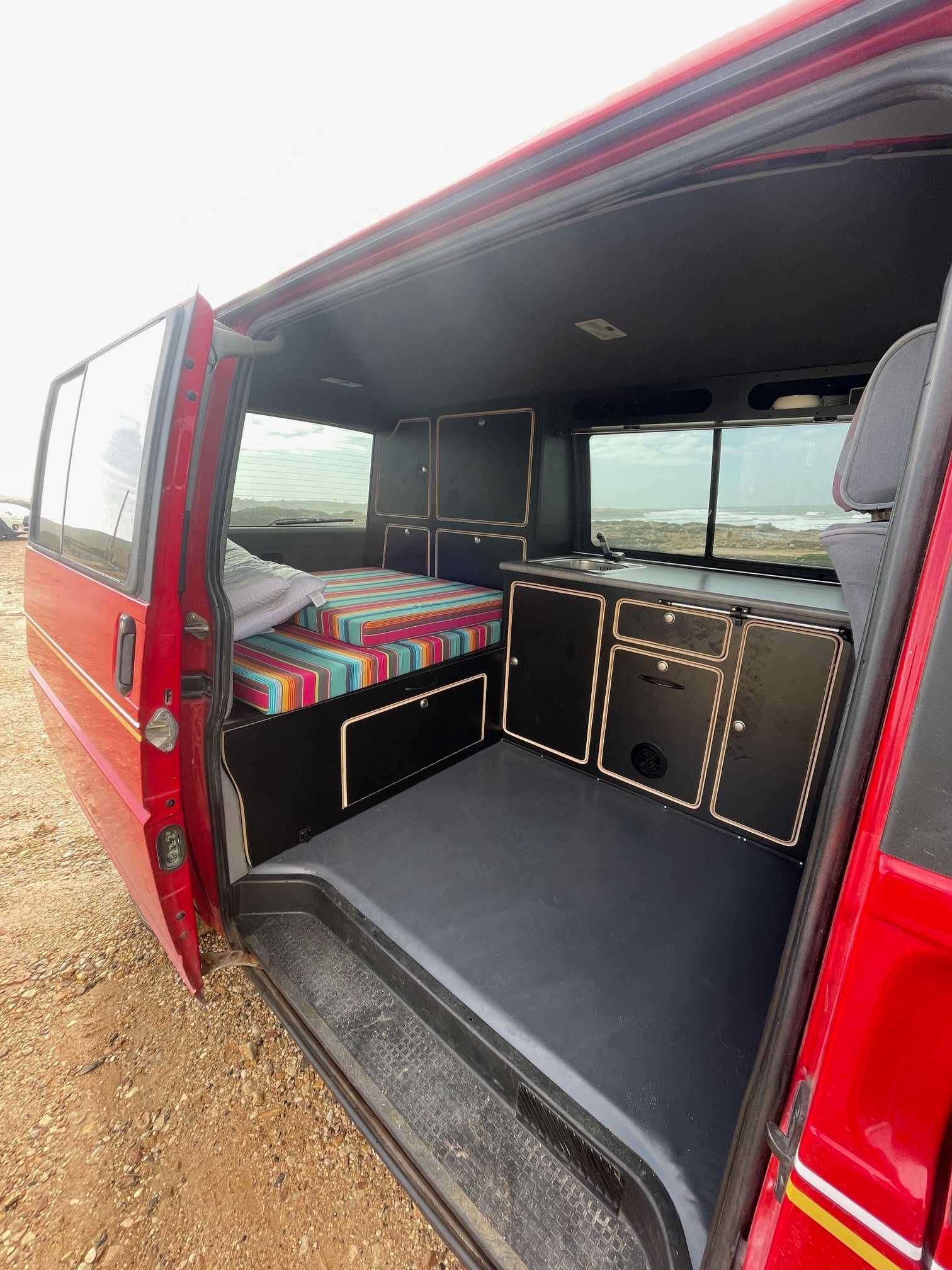 Revamped Red Roamer: Your Volkswagen T4 Campervan Adventure Awaits