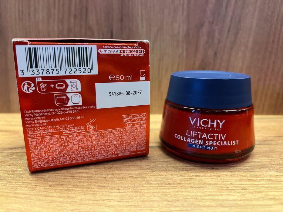 Крем для обличчя Vichy Liftactiv (Нічний) / колагеном (Віши) 50 мл