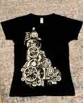 T-shirt z industrialnym wzorem Restyle