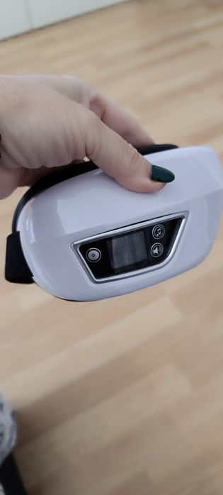 Massajador de olhos inteligente com vibração e música e volume