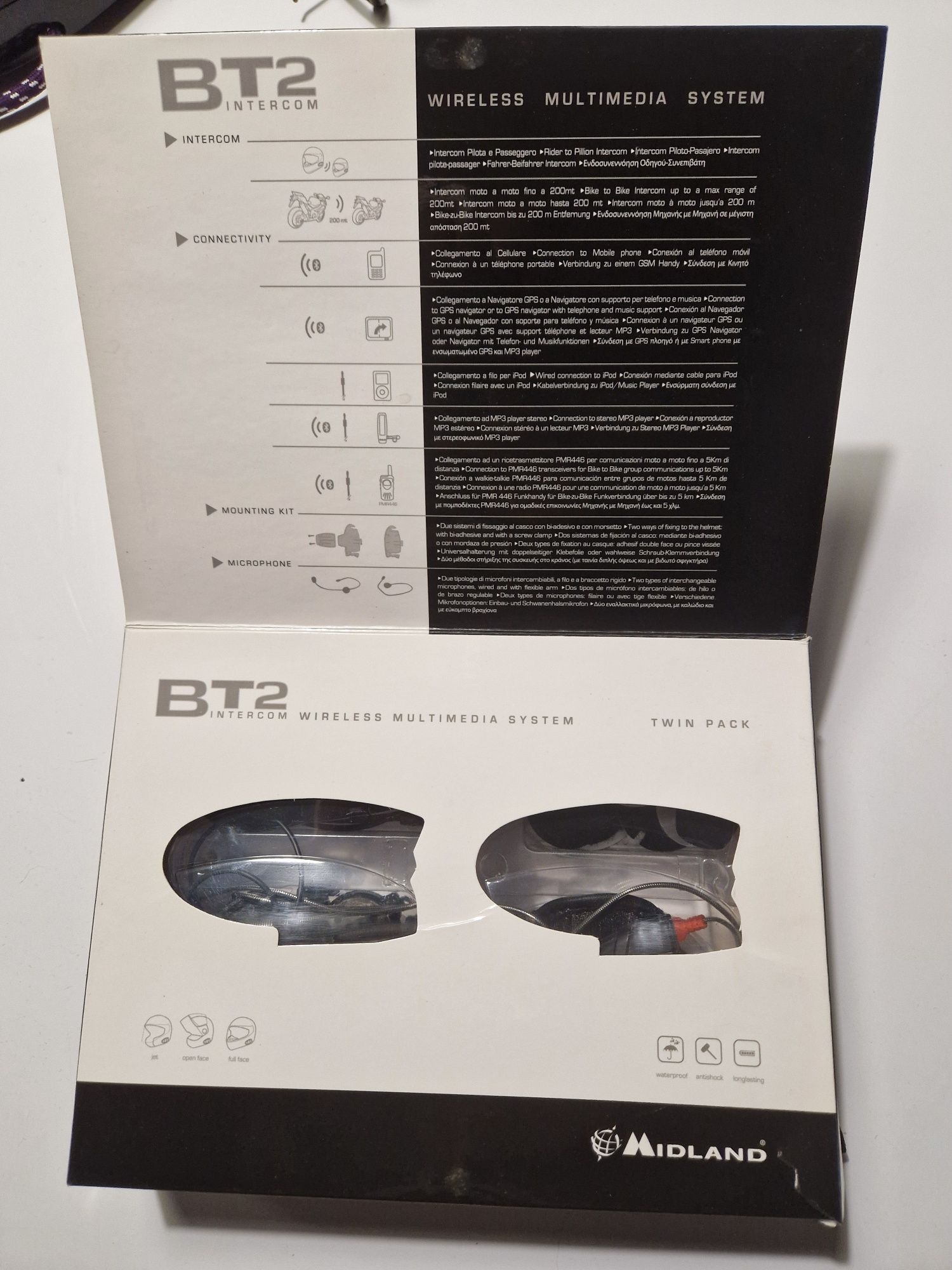 Midland bt2 2szt para interkom