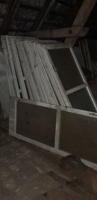 Skrzydła okna drewniane na szklarnie