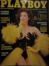 Playboy Listopad 1993 Mimi Rogers 11/93 nr11(12) unikat kolekcja