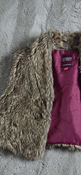 kamizelka bezrękawnik futerko rozmiar 140