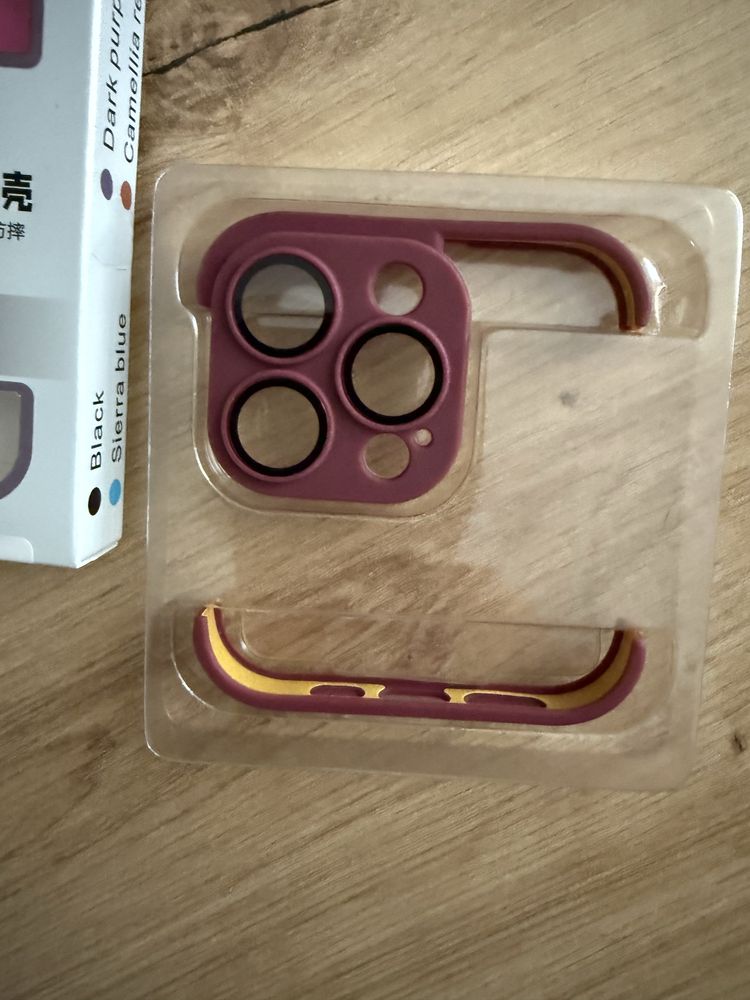 Etui bumper zderzak bordowe iPhone 16 PRO