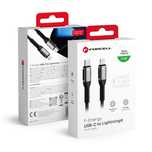 Kabel USB C do Lightning Forcell F-Energy PD 3A 27W Cafule 0,25 m C259