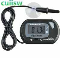 Цифровой ЖК-аквариумный термометр, водонепроницаемый датчик для аквари