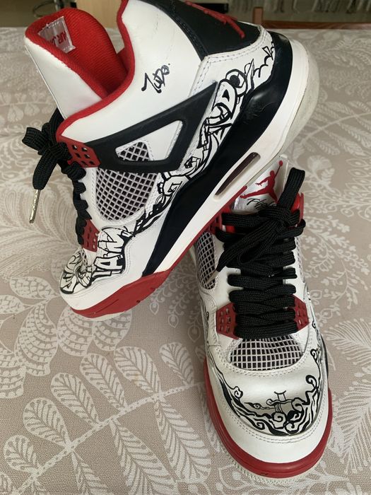 Кросівки Air Jordan 4 Retro 'Tattoo 308427-110