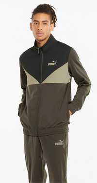 Komplet dresowy bluza spodnie Puma Colorblock r.M