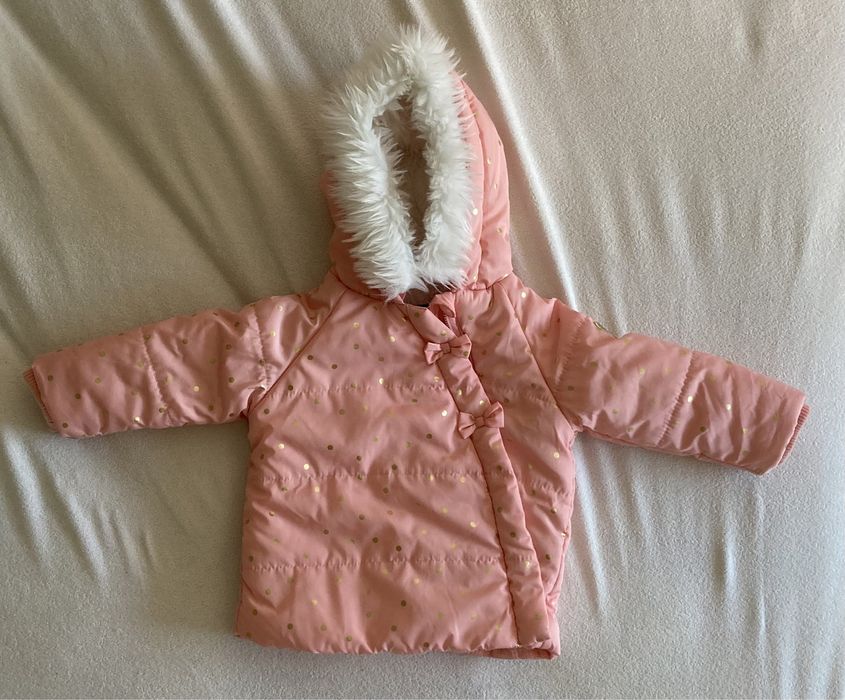 Casaco bebe menina 74CM como Novo