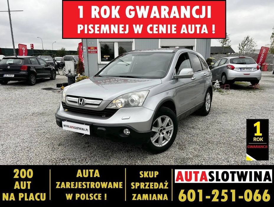 Honda CR-V 1 ROK GWARANCJI W CENIE AUTA, Zamiana, 4x4, Benzyna ! Alufelgi