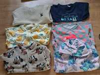 Bluzy dziewczęce, R. 134/140, 6 sztuk