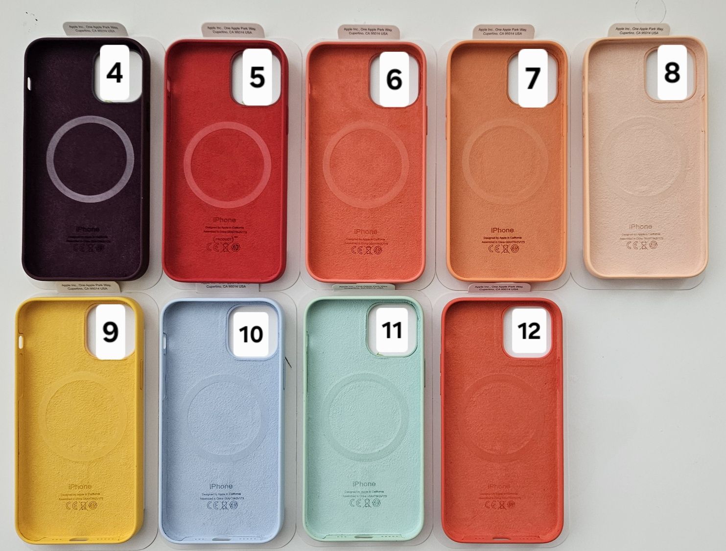 Чехол чохол на айфон iPhone 12/12 Pro MagSafe Silicone Case