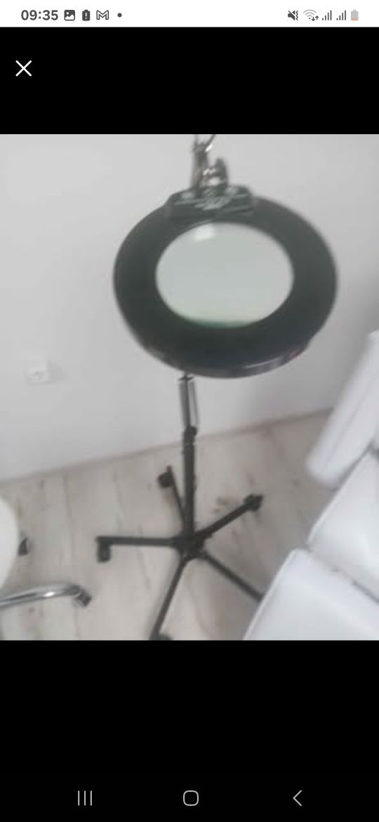 Fotel kosmetyczny + dodatki