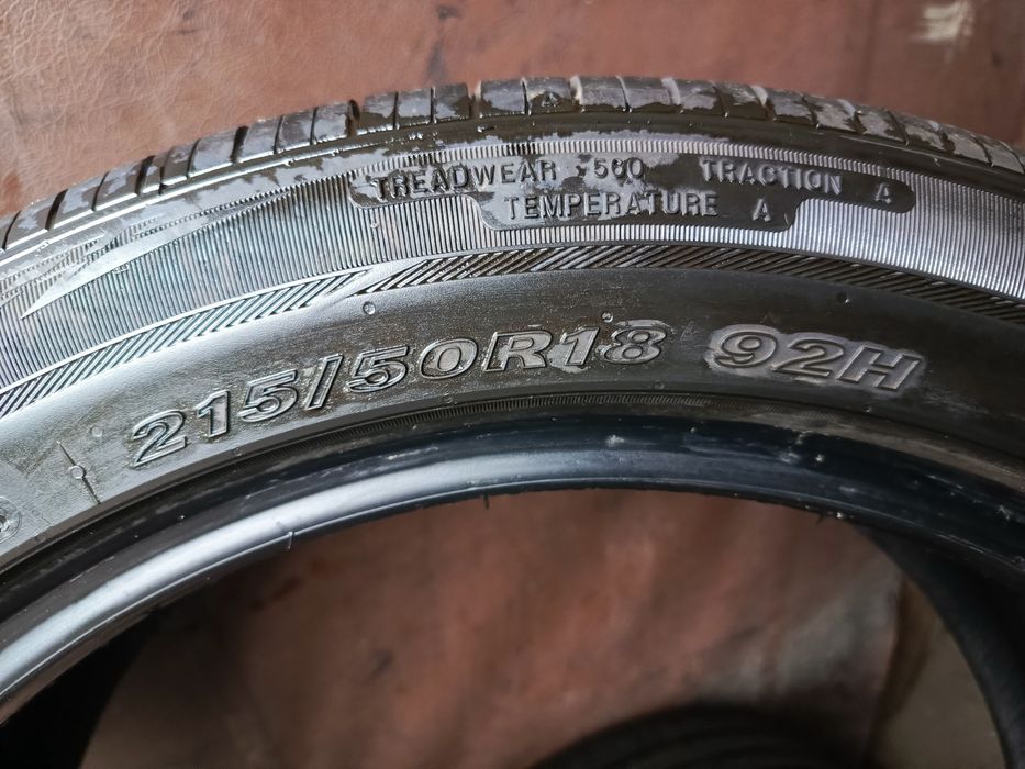 Sprzedam opony zdjęte z nowego samochodu Nexen 215/50 r18