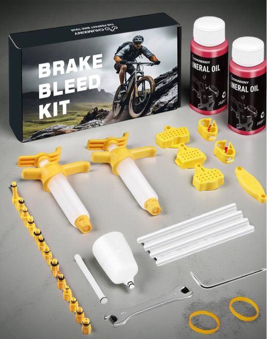 Zestaw do odpowietrzania hamulców rowerowych NOWY
