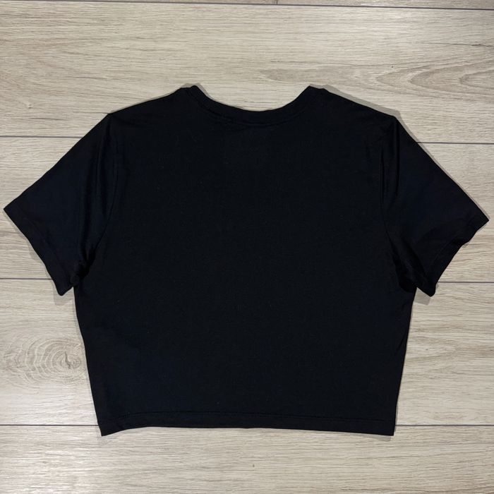 Нова Жіноча Чорна Кроп Футболка Найк Айр Nike Air Fit, L, Оригінал