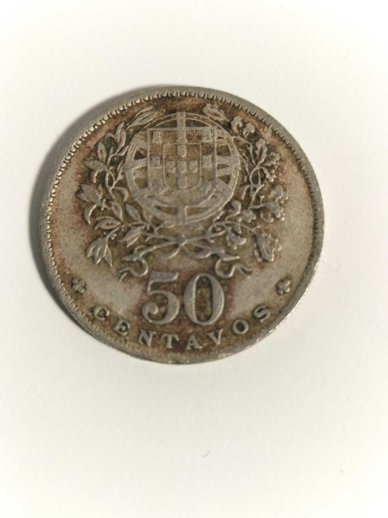 Moeda 50 centavos- 1962