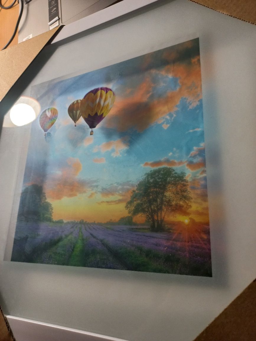 Картина нова, декор, пейзаж і повітряна куля