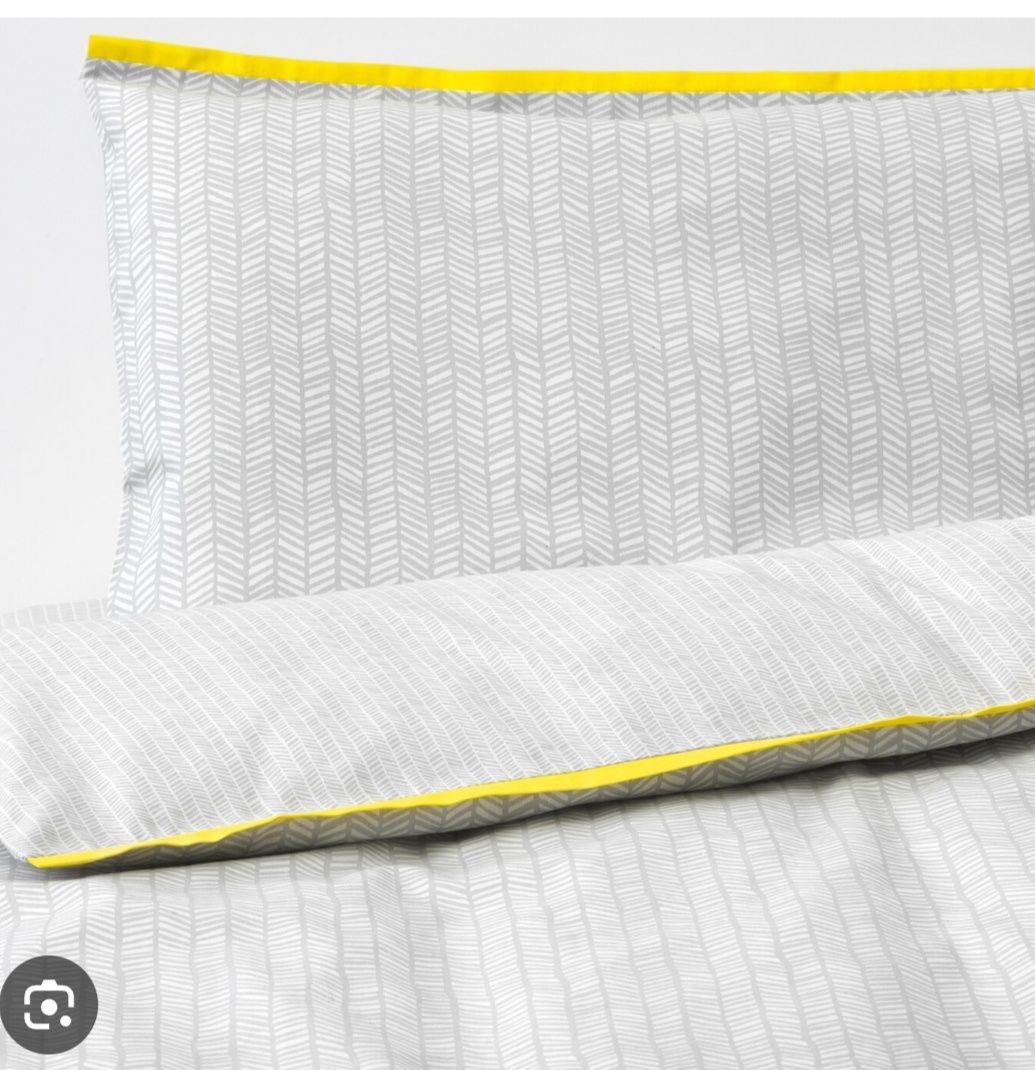 Комплект дитячої постільної білизни Ikea, подушка, рушник, простирадло