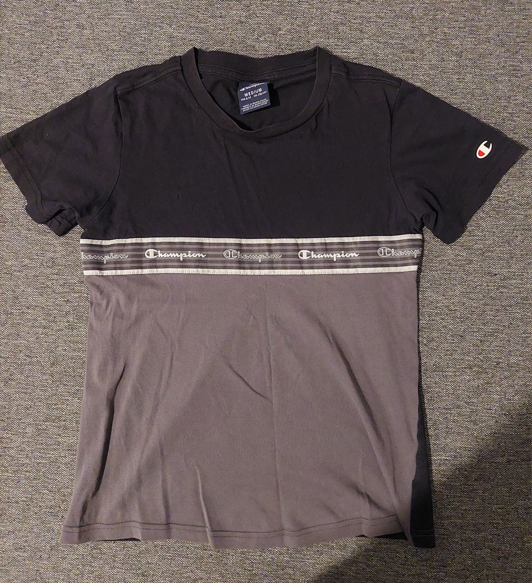 Zestaw Bluza z kapturem Champion + koszulka, rozm.142