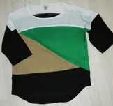 Blusa/tunica mangas 3/4 assimétrica - La Redoute