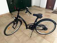 bicicleta btwin preta