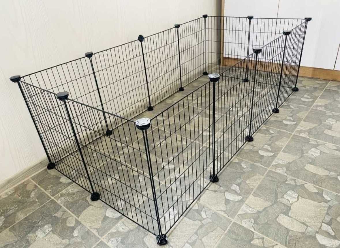 WYPRZEDAŻ ! Metalowy Wybieg Klatka Dla Chihuahua z Zestawem Montażowym