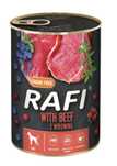 Rafi mokra karma dla psa  z wołowiną 10x400 g