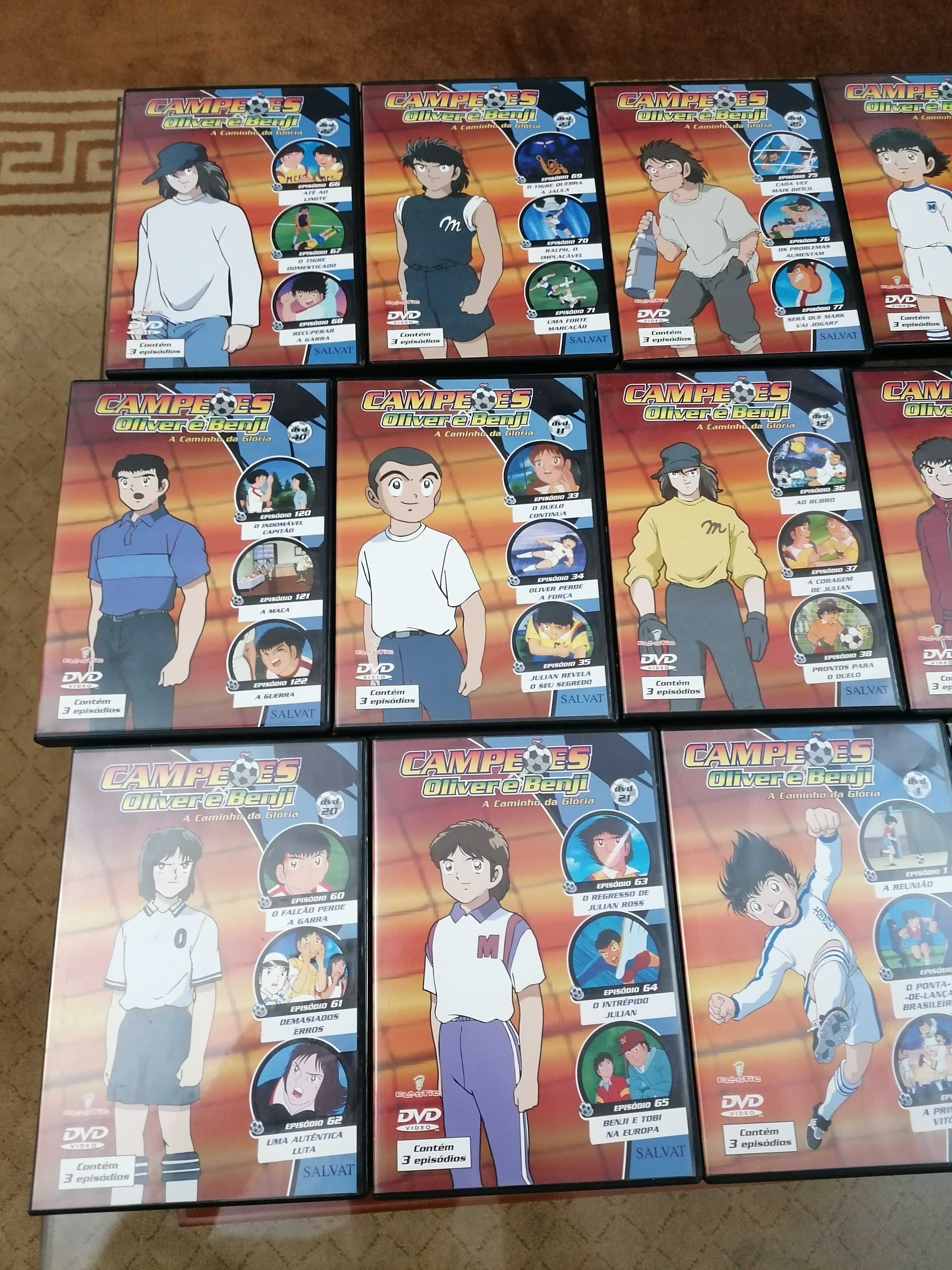 Coleção dvds oliver e benji originais