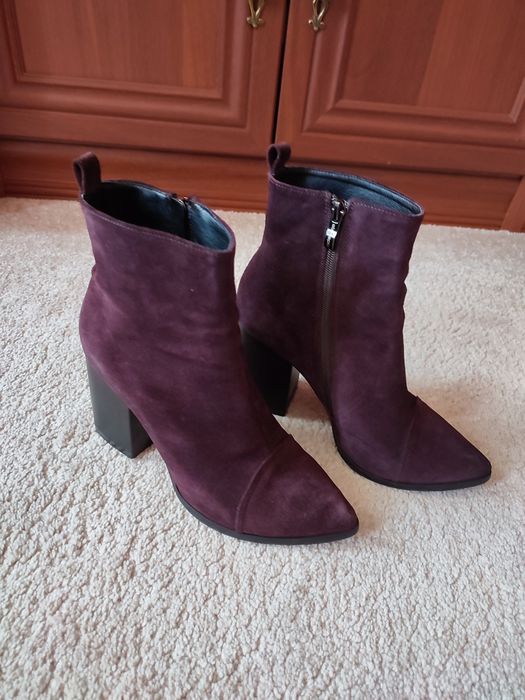 Замшевие ботинки Braska , сапожки, чоботи , ботінк