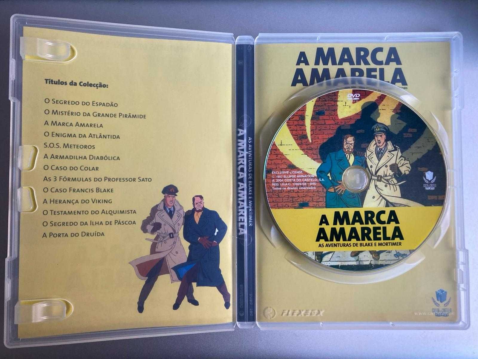 DVD Blake e Mortimer "A MARCA AMARELA / La Marque Jaune"