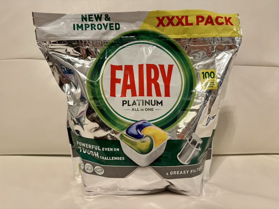 Fairy Platinum All in one - kapsułki do zmywarki, 100 sztuk
