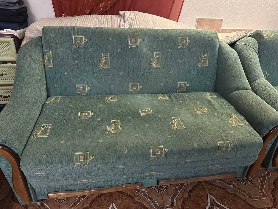 Диван та крісло розкладне