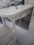 Mesa extensível branca