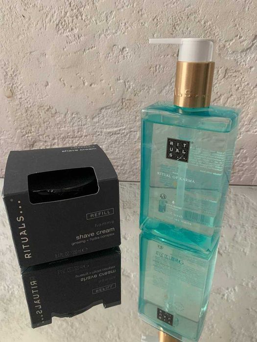 Rituals Мыло для рук Karma,300 мл.\крем для бритья Rituals 250 мл