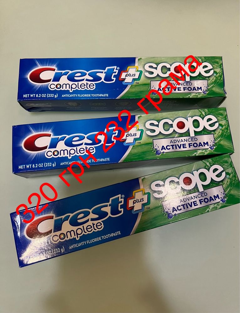 Зубна паста Crest США