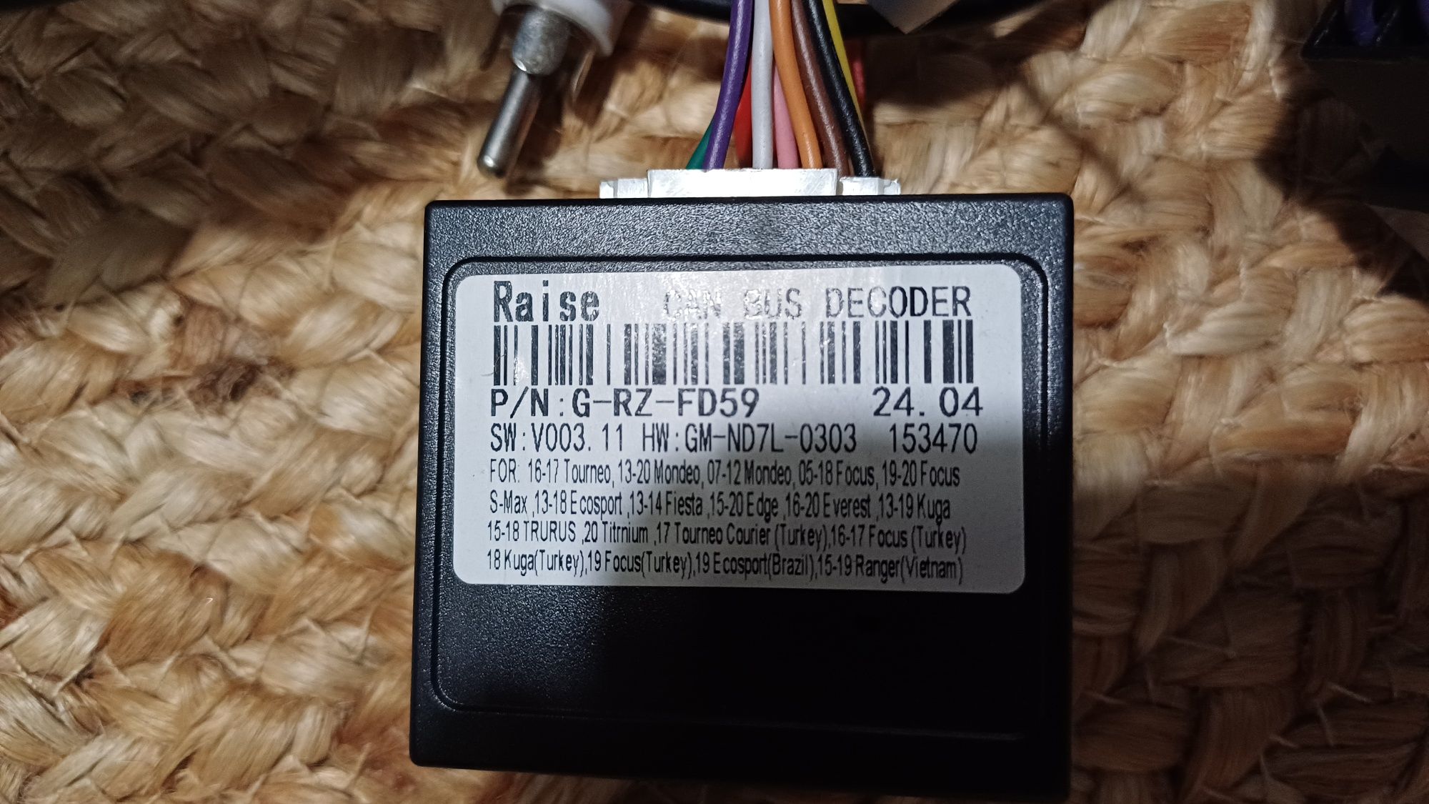 Radio samochodowe Usb Bluetooth Ford Android