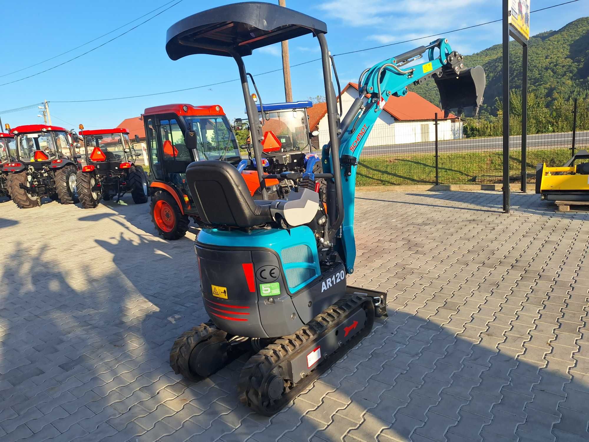 Minikoparka SCHMIDT AR120 NOWA silnik KUBOTA 2024 koparka 1,2 tony