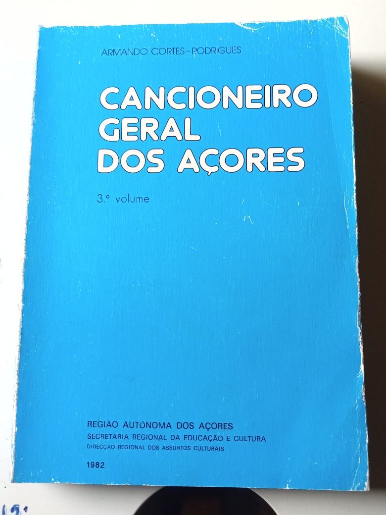Cancioneiro Geral dos Açores, 3° vol., Armando Cortes-Rodrigues